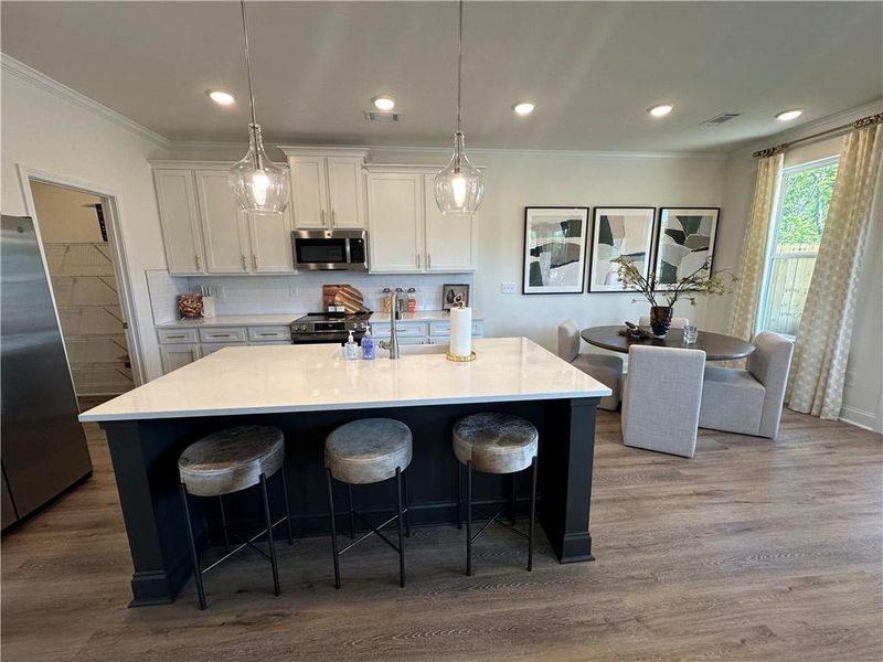 Furnished interior view inside a new home in Mulberry Summit, Flowery Branch (Image 5).