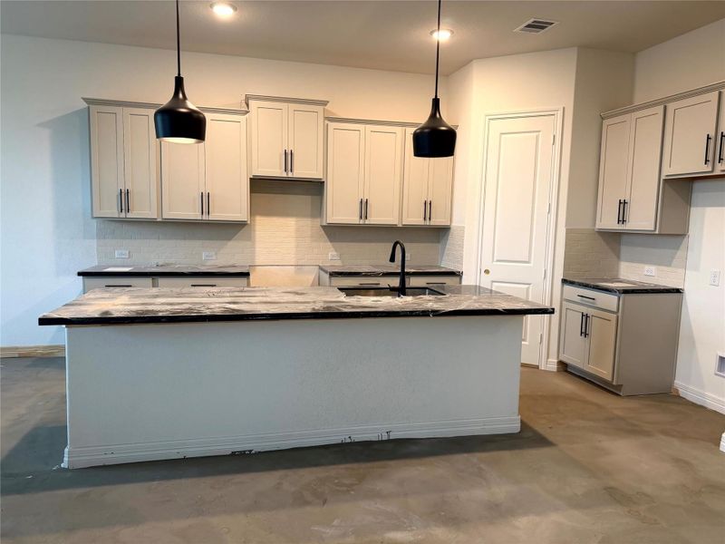 Construction progress - kitchen