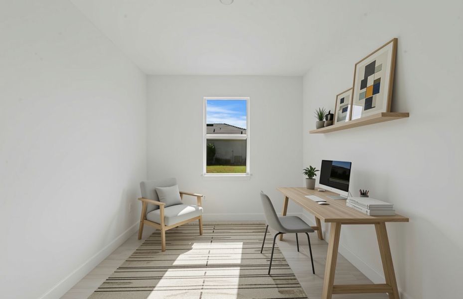 Furnished interior view inside a new home in Legacy Groves, Nokomis (Image 8).