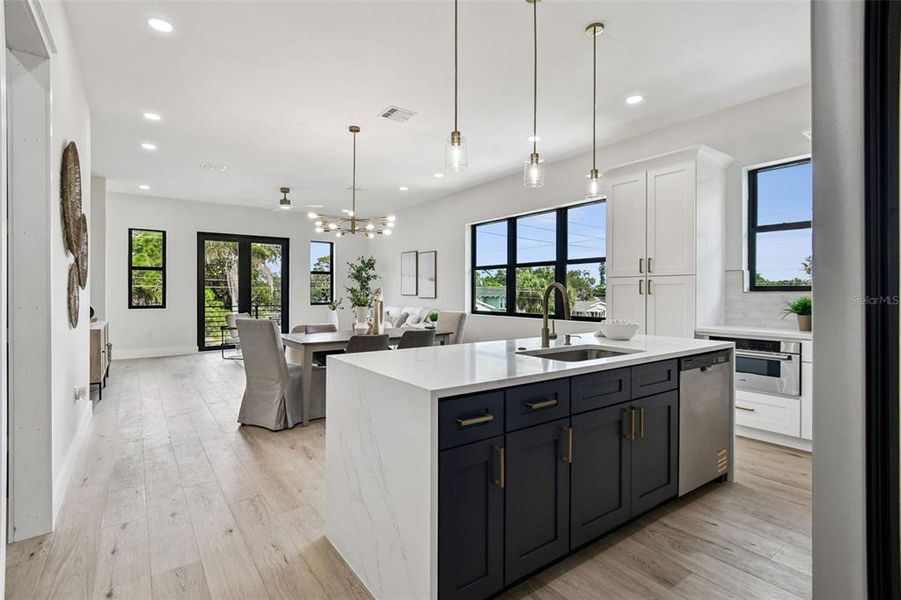 Furnished interior view inside a new home in , St. Petersburg (Image 15).