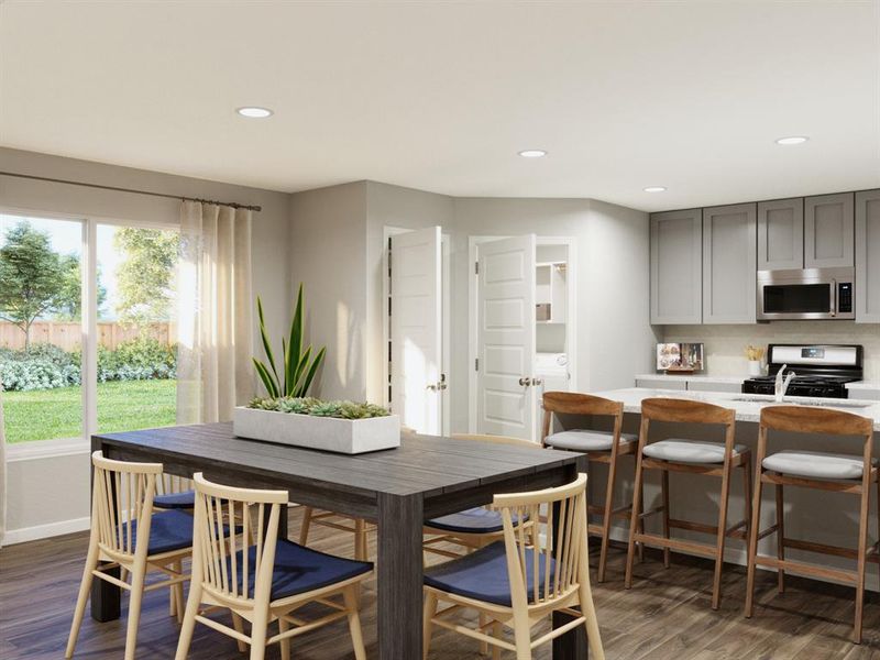 Photos are a representation of the floor plan. Options and interior selections will vary.