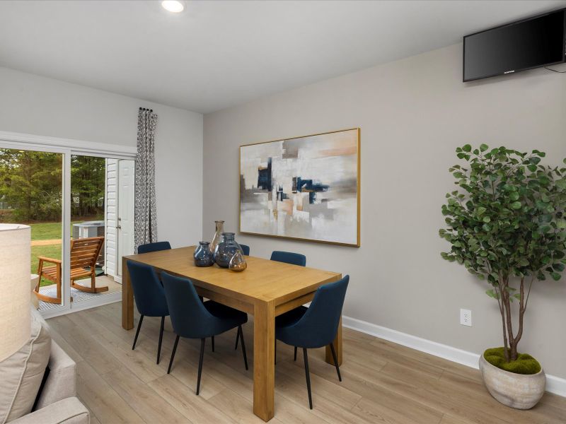 Furnished interior view inside a new home in Avalon Townes, Lyman (Image 21).