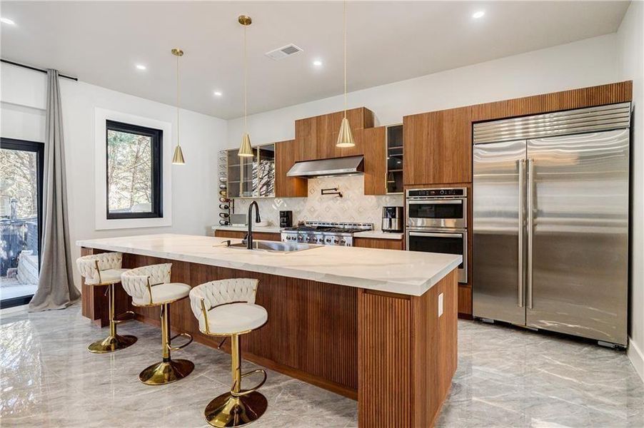 Furnished interior view inside a new home in , Marietta (Image 10).