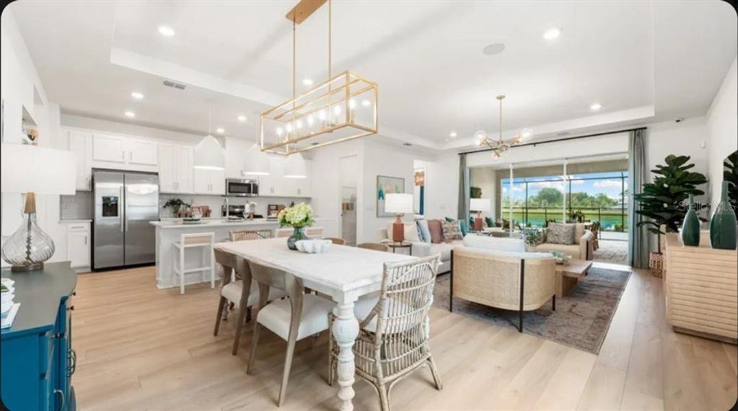 Furnished interior view inside a new home in Coasterra Community Group Page, Palmetto (Image 11).