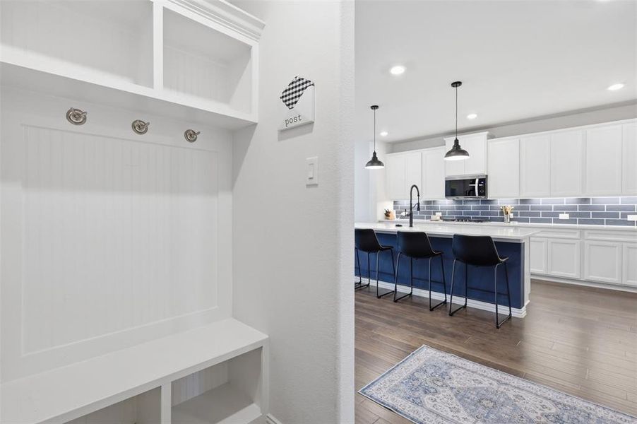 Furnished interior view inside a new home in , Denton (Image 30).