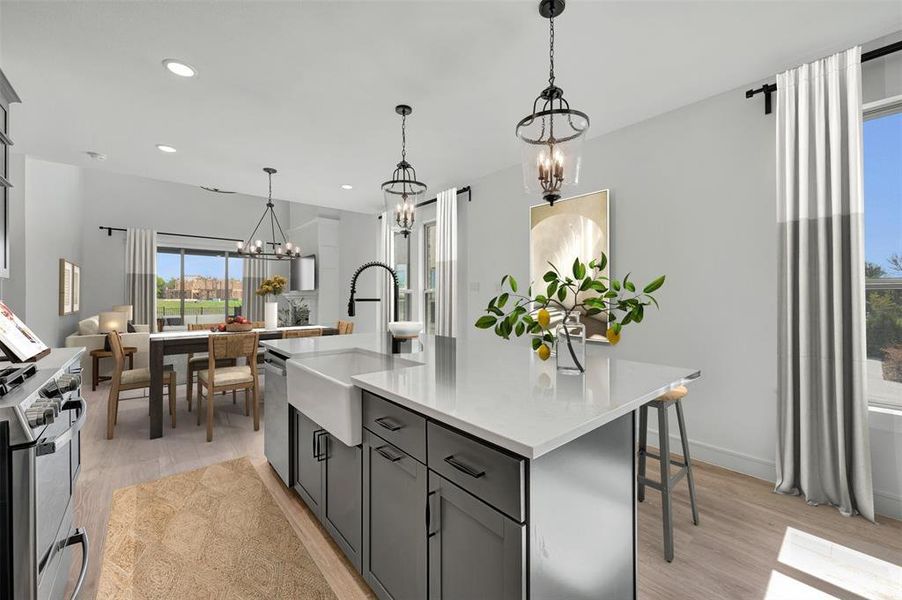 Furnished interior view inside a new home in Heath Golf & Yacht Villas, Heath (Image 13). Furnished interior view inside a new home in Heath Golf & Yacht Villas, Heath (Image 13).