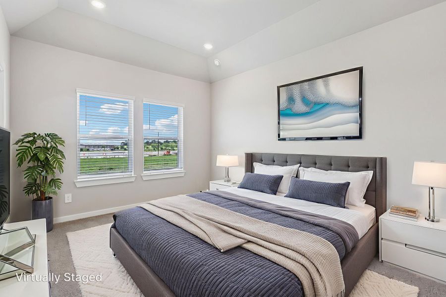 Furnished interior view inside a new home in Kemah Crossing - City Series, Kemah (Image 6). Furnished interior view inside a new home in Kemah Crossing - City Series, Kemah (Image 6).