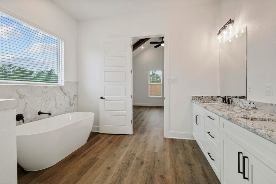 Furnished interior view inside a new home in Magnolia Woods - 70', Magnolia (Image 11).
