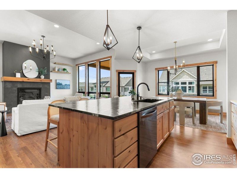 Furnished interior view inside a new home in , Berthoud (Image 28).