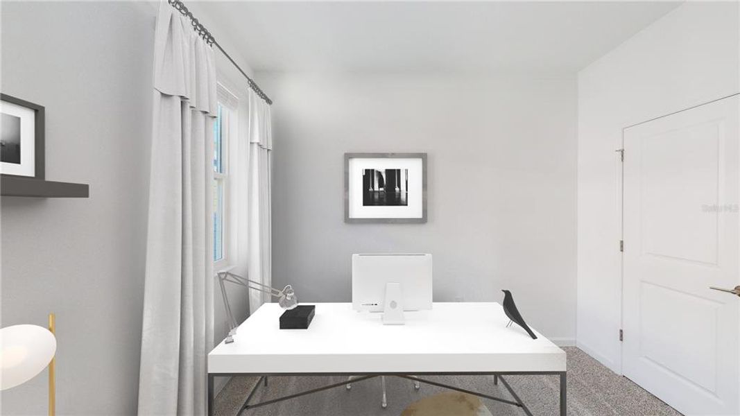 Furnished interior view inside a new home in Tohoqua: Cottages Collection, Kissimmee (Image 5). Furnished interior view inside a new home in Tohoqua: Cottages Collection, Kissimmee (Image 5).