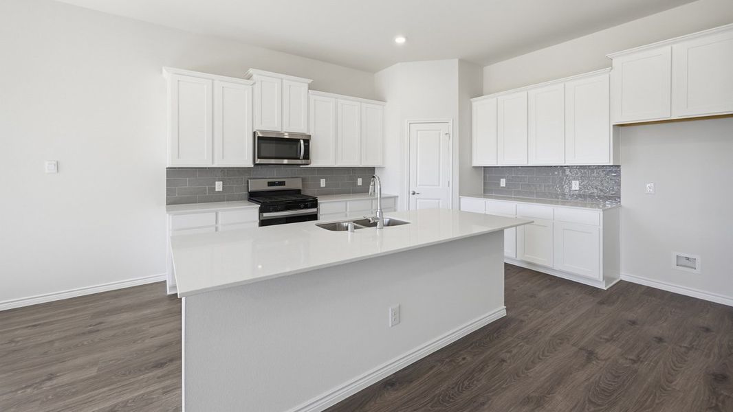 Furnished interior view inside a new home in The Woods at Lindsey Place, Anna (Image 3).