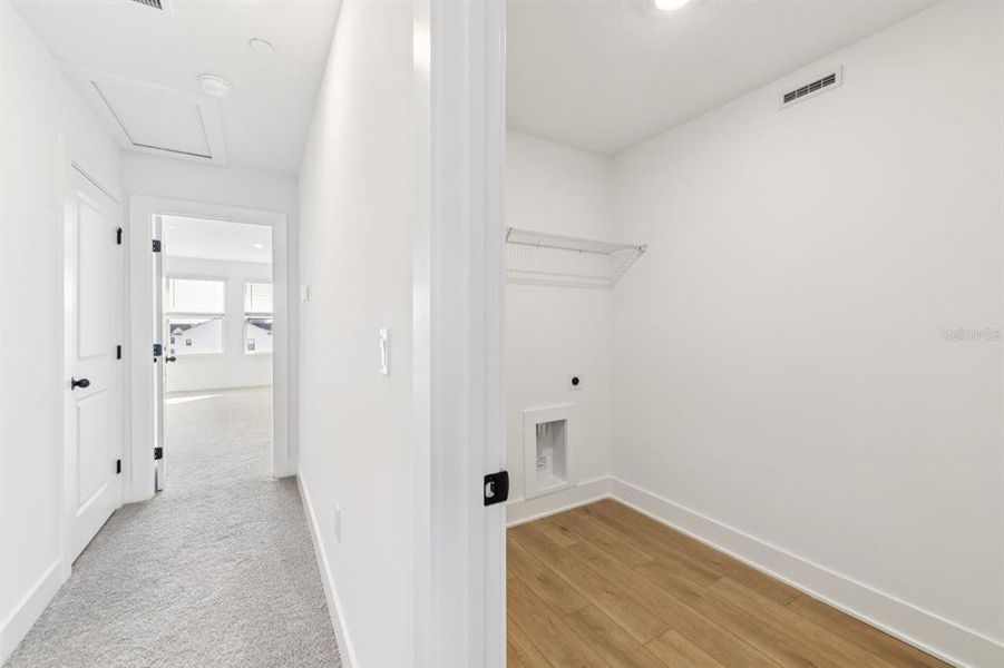 Spacious, unfurnished interior of a new home in Parkview at Hamlin, Winter Garden (Image 24). Spacious, unfurnished interior of a new home in Parkview at Hamlin, Winter Garden (Image 24).