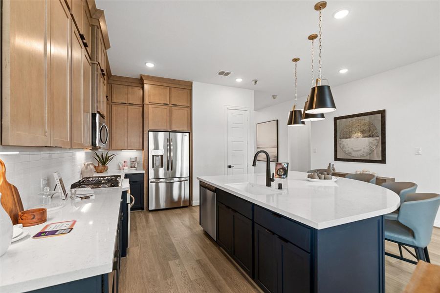 Furnished interior view inside a new home in Beamer Villas, Friendswood (Image 9).