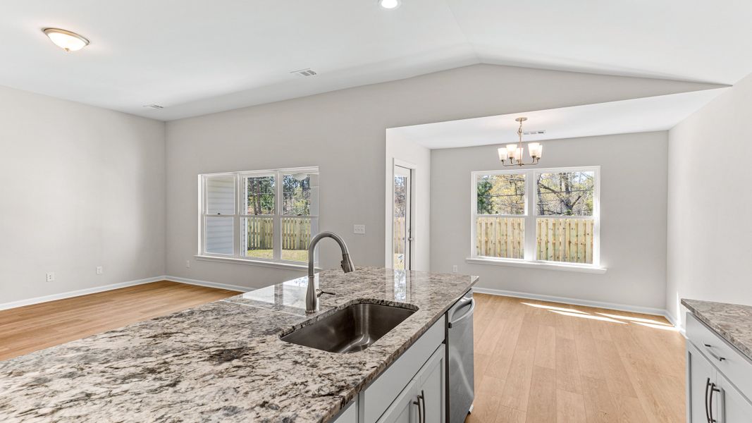 Furnished interior in a model home at Sweetwater in Brunswick (Image 7).