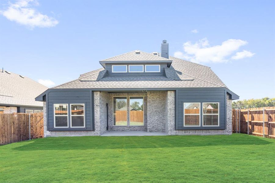 Exterior details and patio area of a home in Anderson Crossing, Trenton (Image 17). Exterior details and patio area of a home in Anderson Crossing, Trenton (Image 17).