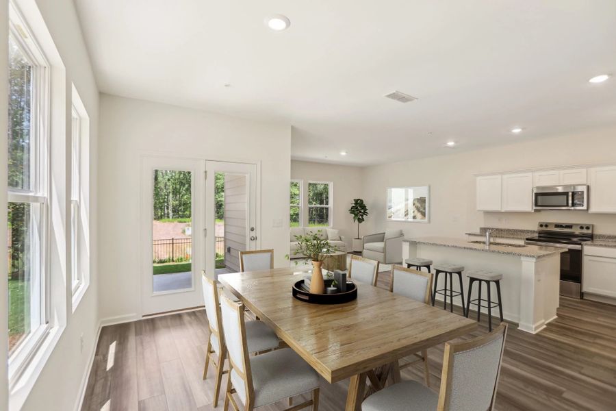 Representative furnished interior of a home built from the Triton by Starlight Homes in Kendall Grove, McDonough (Image 6).