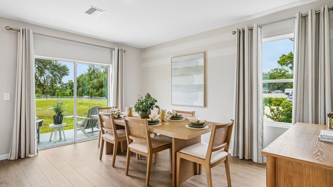 Furnished interior view inside a new home in Northwater at Two Rivers, Zephyrhills (Image 11).