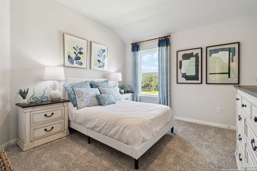 Furnished interior view inside a new home in Red Hawk Landing, San Antonio (Image 8).