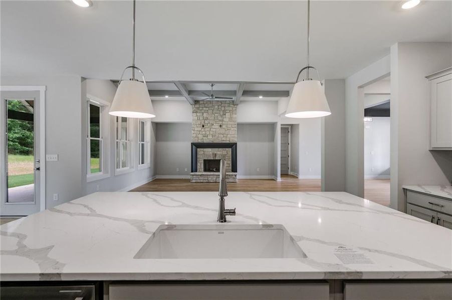 Furnished interior view inside a new home in The Meadows at Lake Circle, Buchanan (Image 9).