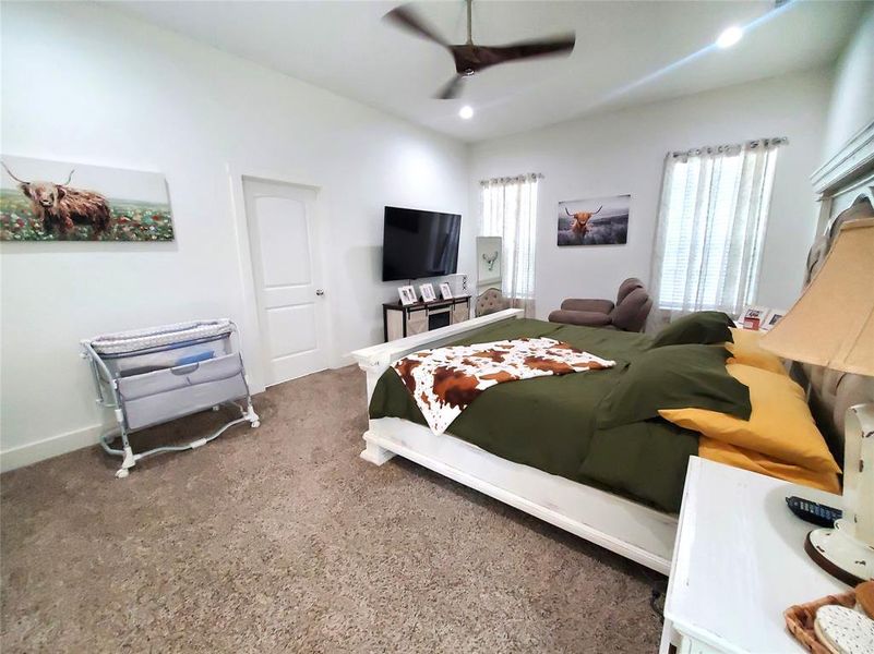 Primary Bedroom with access to Outdoor Atrium/Outdoor Living Area