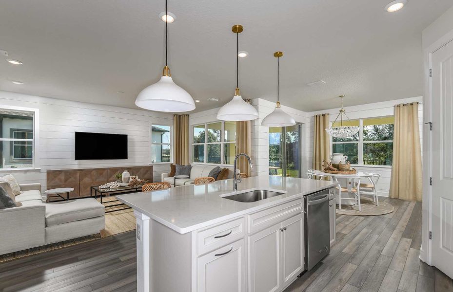 Furnished interior view inside a new home in Longmeadow at North River Ranch, Parrish (Image 10). Furnished interior view inside a new home in Longmeadow at North River Ranch, Parrish (Image 10).