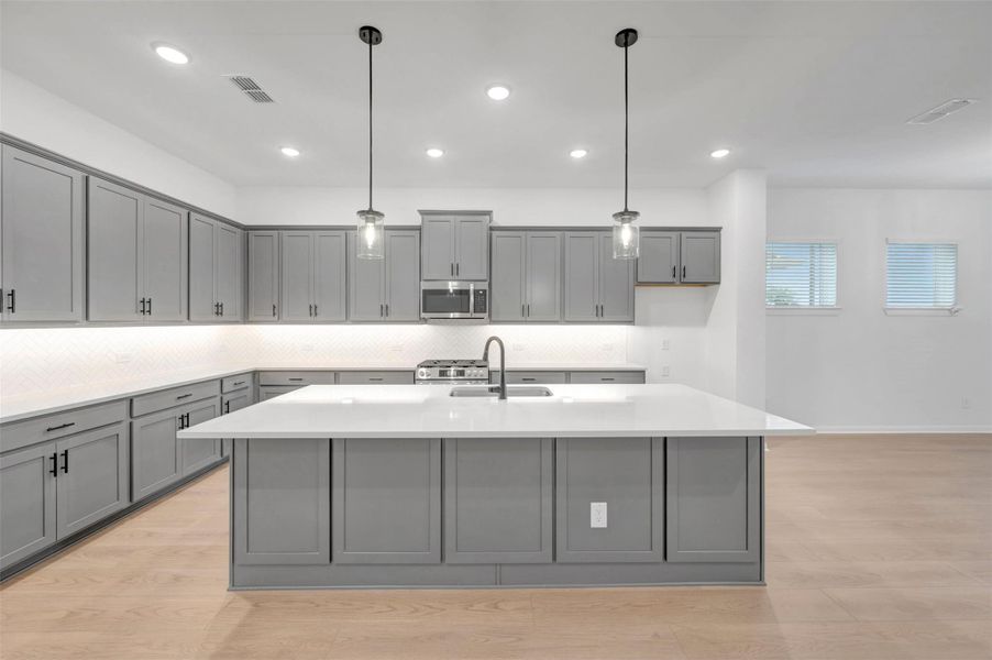 Furnished interior view inside a new home in Oakwood Estates, Waller (Image 18).