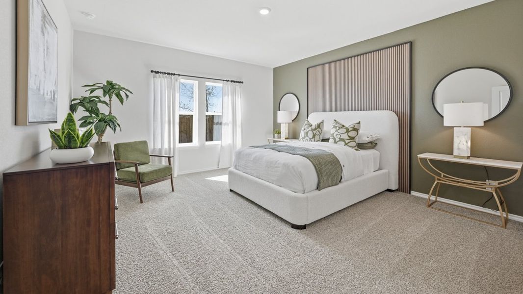 Furnished interior view inside a new home in Sweetwater Springs, Sherman (Image 5).