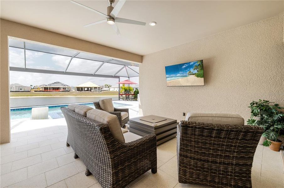 Furnished interior view inside a new home in , Fort Myers (Image 15).