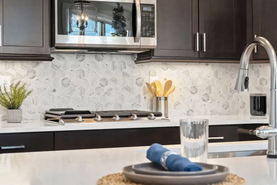 Close-up of interior finishes inside a home in The Courtyards at Lupton Village, Fort Lupton (Image 20).
