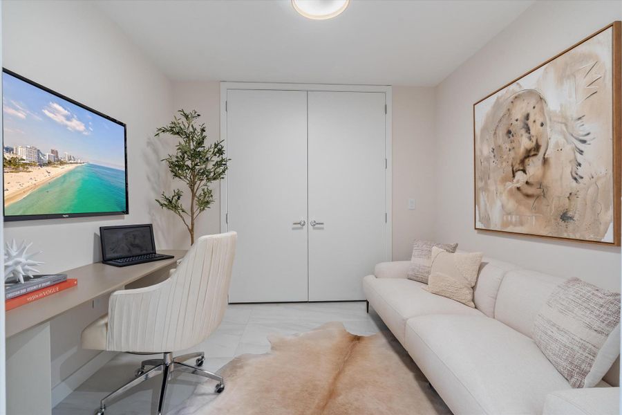 Furnished interior view inside a new home in , Boca Raton (Image 31).