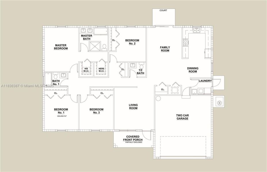 2D floor plan layout of this home in , Lehigh Acres, FL (Image 2). 2D floor plan layout of this home in , Lehigh Acres, FL (Image 2).