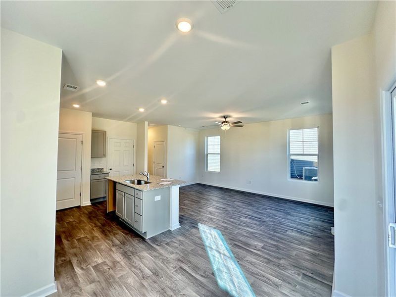 Spacious, unfurnished interior of a new home in Champions Village at Cherry Hill, Pendleton (Image 16).