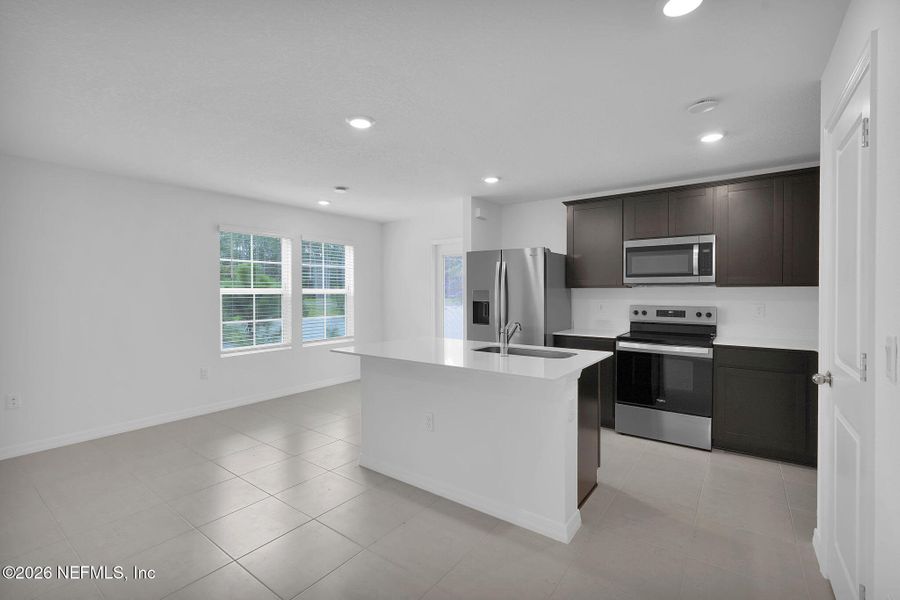 Furnished interior view inside a new home in , Jacksonville (Image 9).