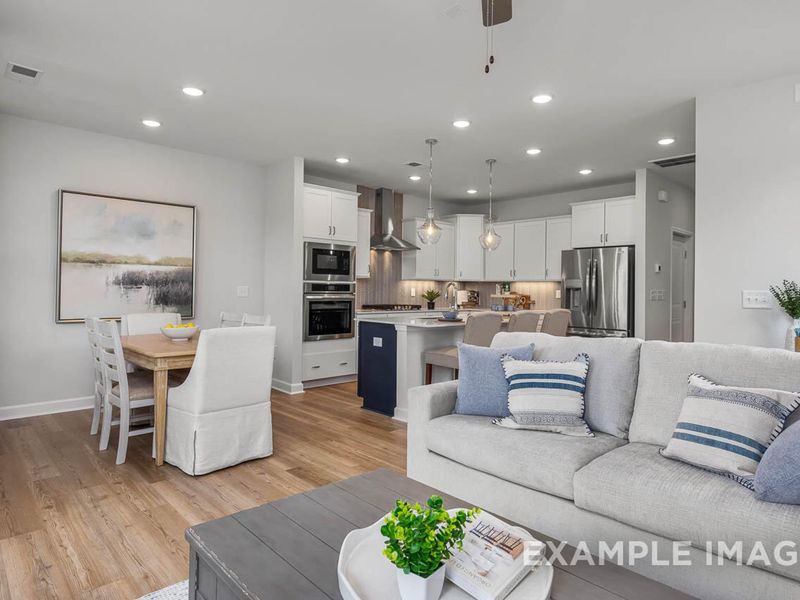 Furnished interior view inside a new home in Springvale, Fuquay Varina (Image 8).
