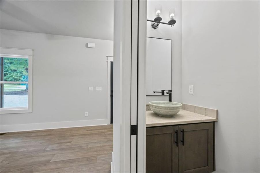 Furnished interior view inside a new home in , Monroe (Image 11).
