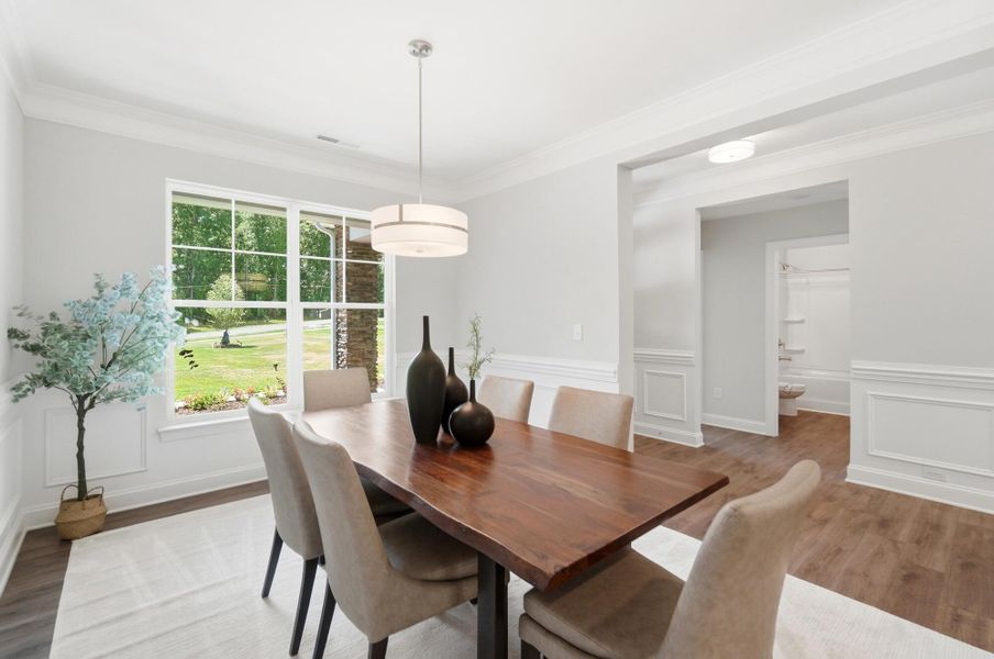 Furnished interior view inside a new home in Chasewood, Mint Hill (Image 10).