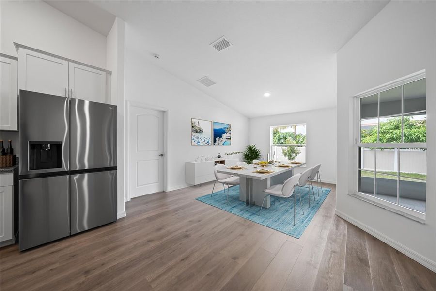 Representative furnished interior of a home built from the The Newport by Avtec Homes in Palm Bay & South Brevard, Palm Bay (Image 10).