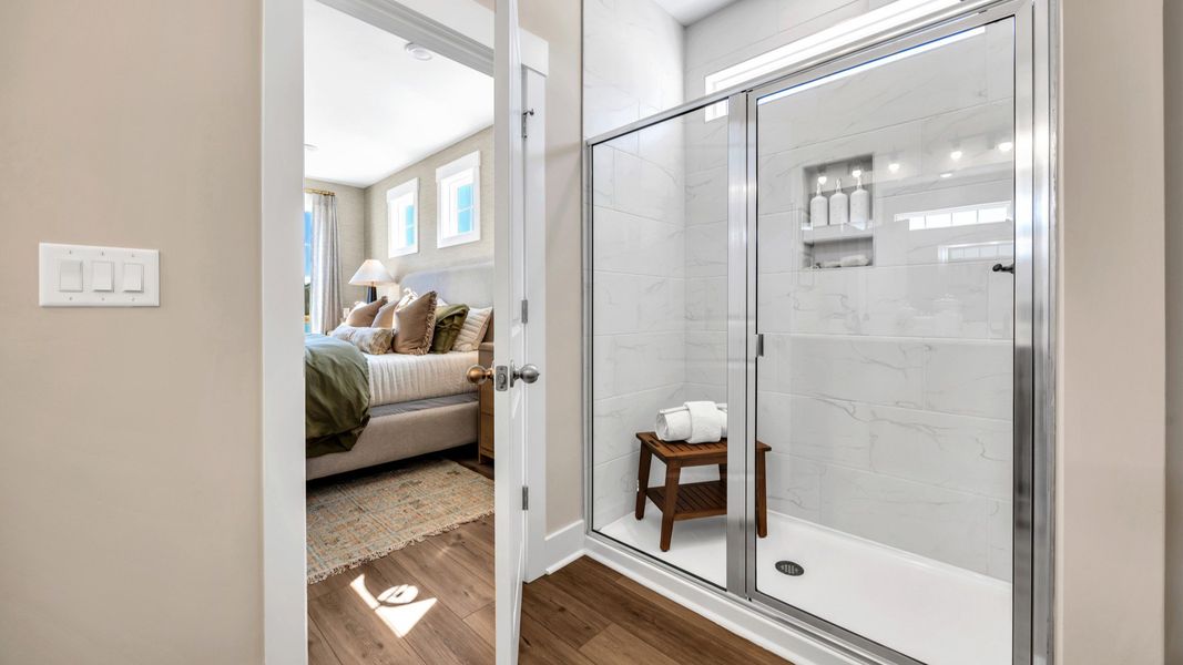 Representative furnished interior of a home built from the Lighthouse by DRB Homes in Chestnut Farms, Longs (Image 24).