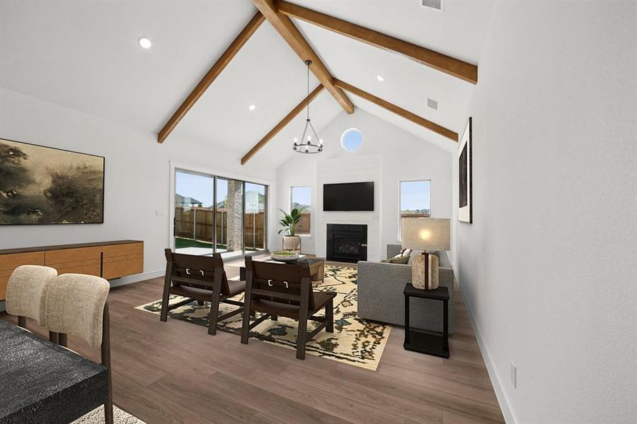 Furnished interior view inside a new home in Wellington, Haslet (Image 7).