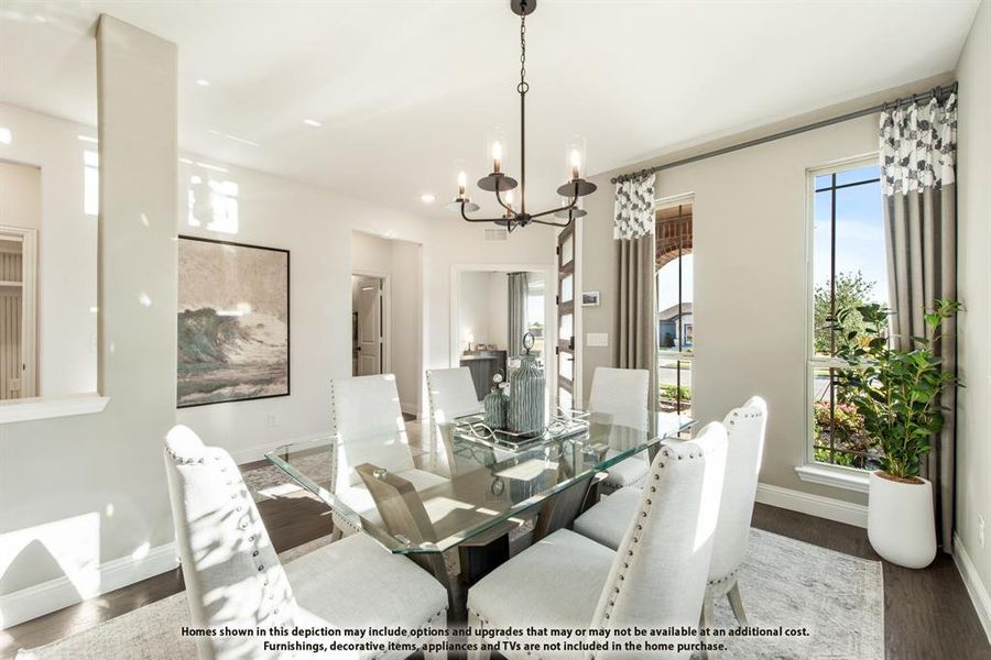 Furnished interior view inside a new home in Abe's Landing, Granbury (Image 15).