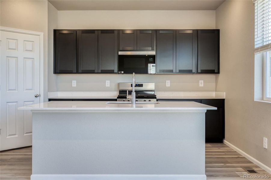 Furnished interior view inside a new home in Buffalo Highlands: The Flora Collection, Commerce City (Image 5).