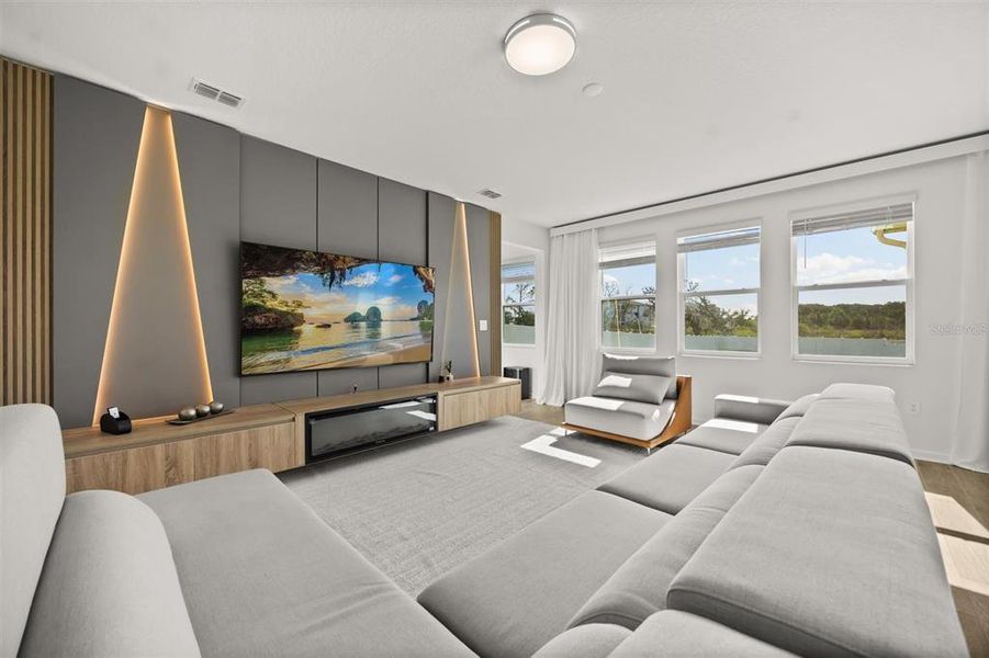 Furnished interior view inside a new home in , Winter Garden (Image 23).