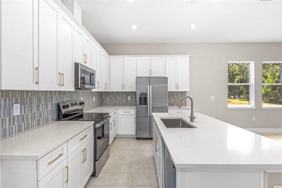 Furnished interior view inside a new home in Gray Hawk at Hole Two, Daytona Beach (Image 14).