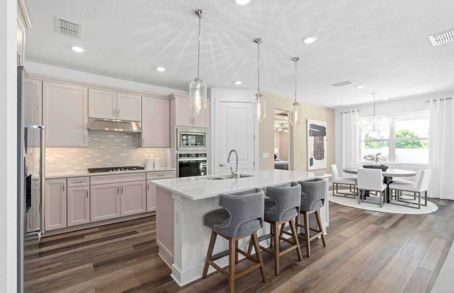 Furnished interior view inside a new home in Del Webb Sunbridge, St. Cloud (Image 7). Furnished interior view inside a new home in Del Webb Sunbridge, St. Cloud (Image 7).