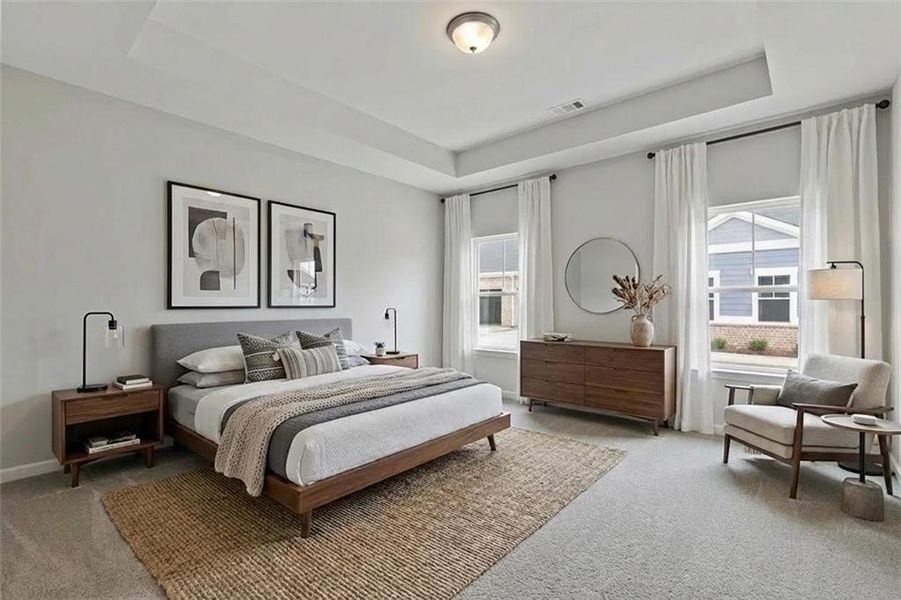 Furnished interior view inside a new home in Creekwood, Powder Springs (Image 6).