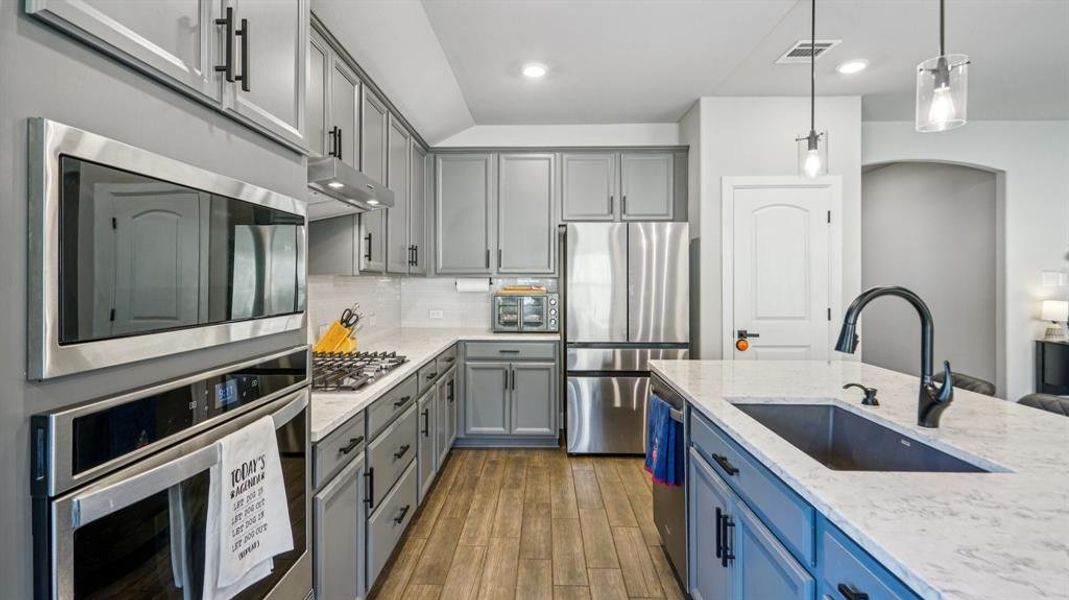Furnished interior view inside a new home in Sycamore Cove, Hickory Creek (Image 7).