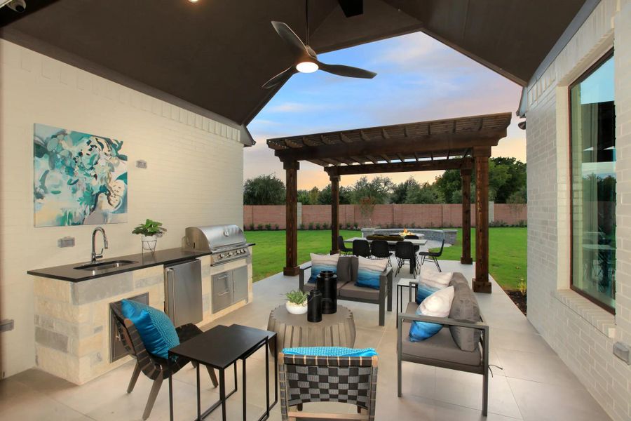 The Eastland II Outdoor Living Area The Eastland II Outdoor Living Area