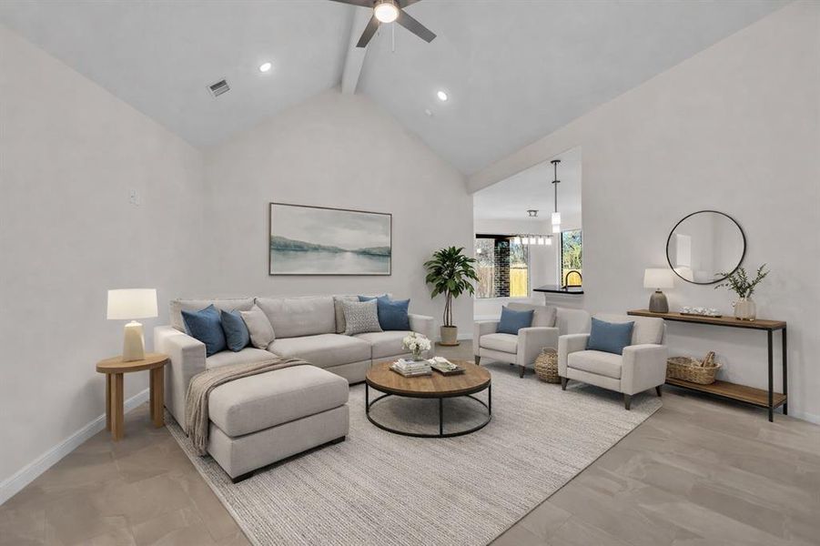 Furnished interior view inside a new home in , Cleburne (Image 14). Furnished interior view inside a new home in , Cleburne (Image 14).