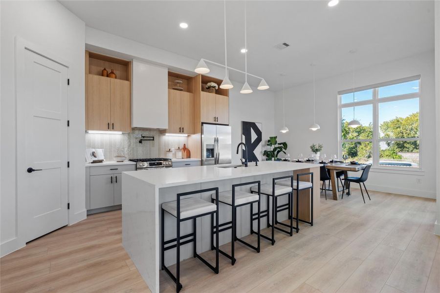 Furnished interior view inside a new home in , Houston (Image 35).
