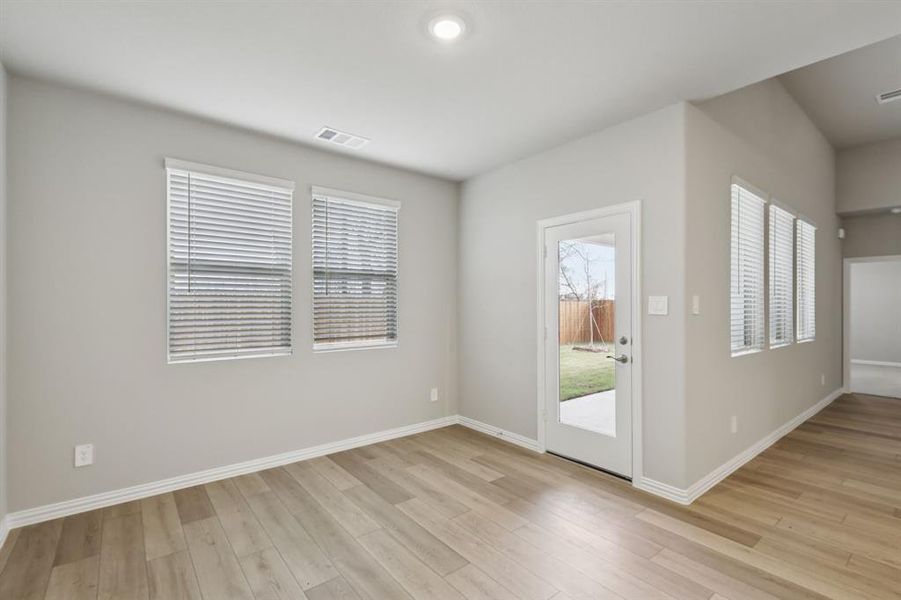 Spacious, unfurnished interior of a new home in Parks at Foster Crossing - Premier Series, Anna (Image 34). Spacious, unfurnished interior of a new home in Parks at Foster Crossing - Premier Series, Anna (Image 34).